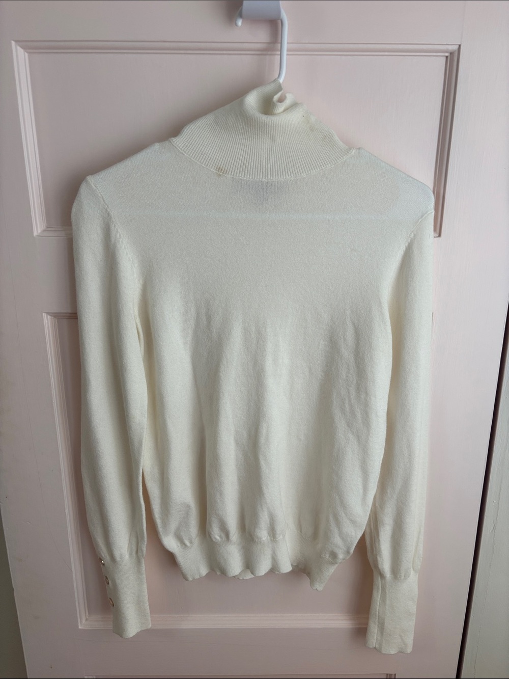 White turtleneck